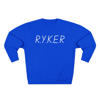 RYKER Christian White Letters Crewneck