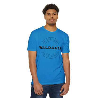 Wildcats Christian Black Letters & Picture