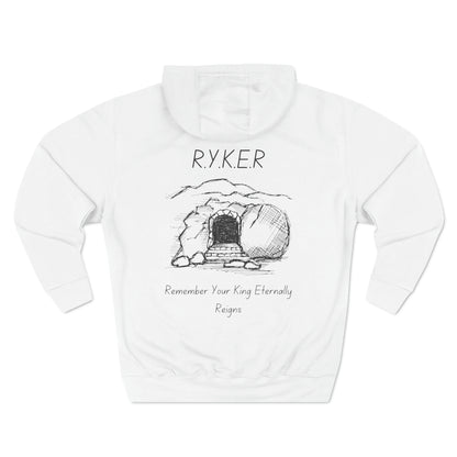 RYKER Christian Black Letters Hoodie