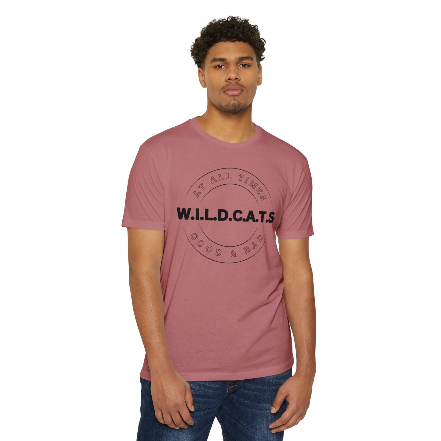 Wildcats Christian Black Letters & Picture