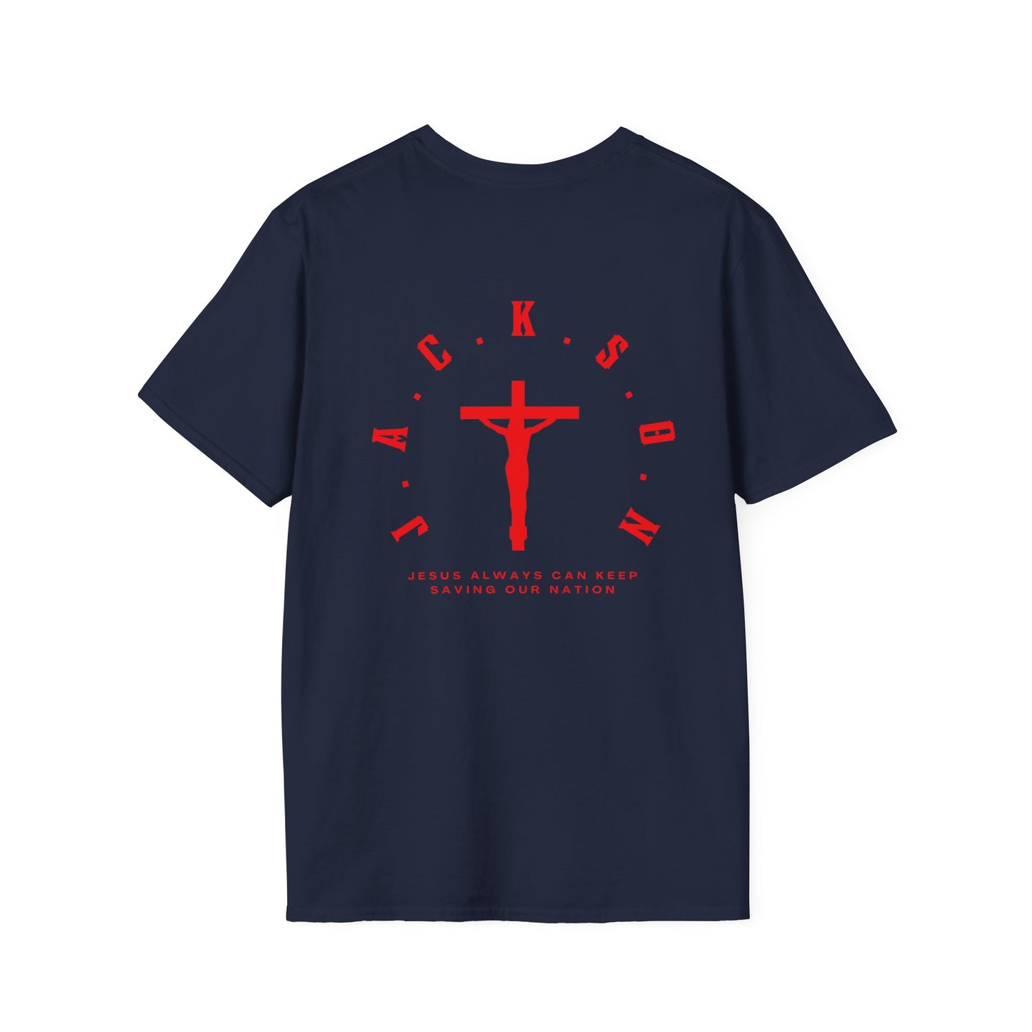 Jackson Believing Christian Red Letters & Cross