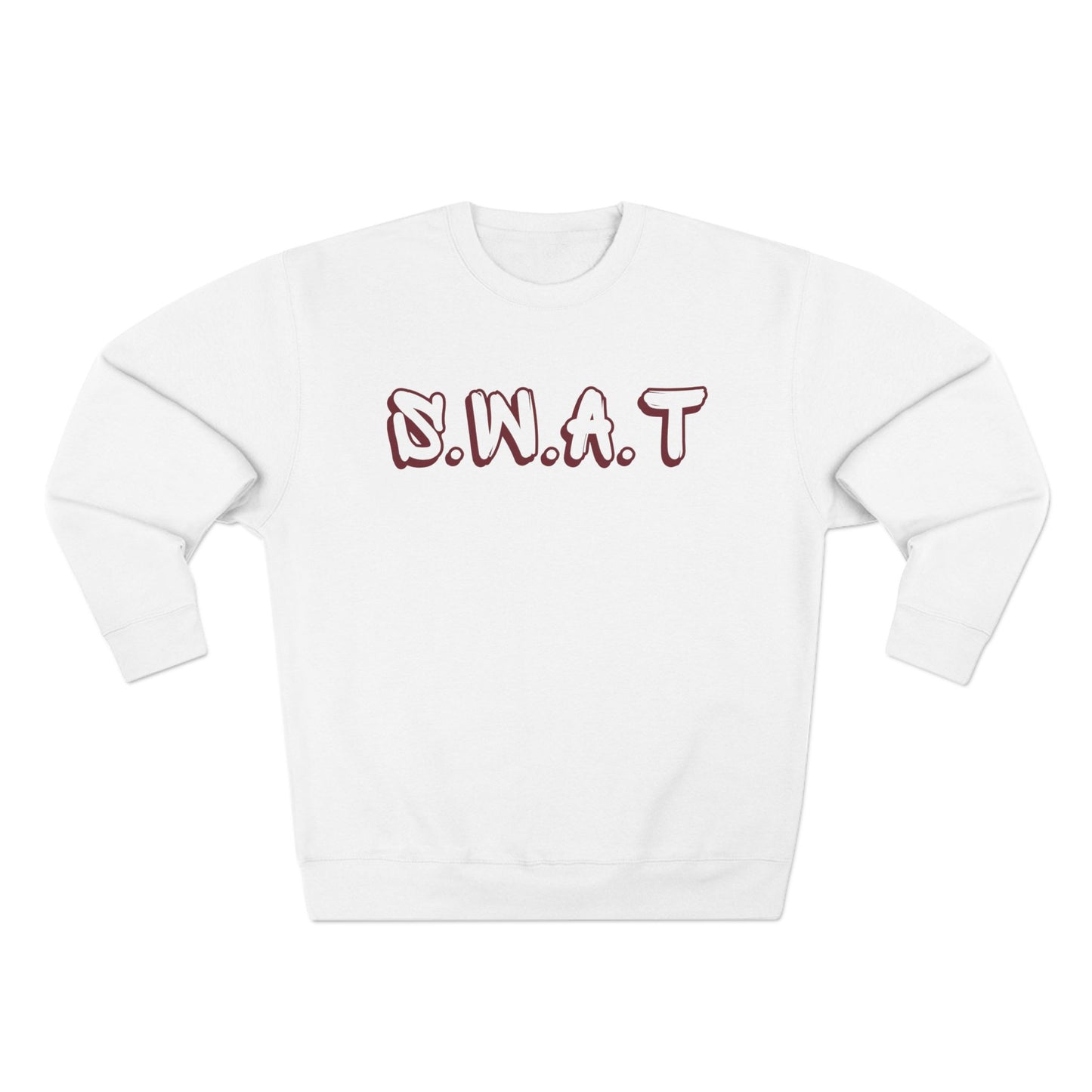 Swat Christian Marron Words Crewneck