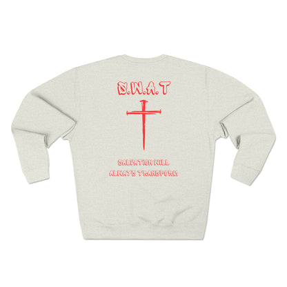 Swat Christian Red Words Crewneck