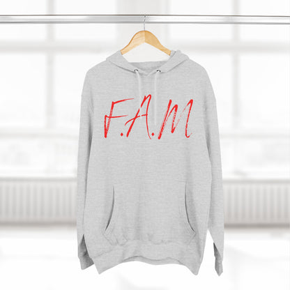 Fam Hoodie Red Words