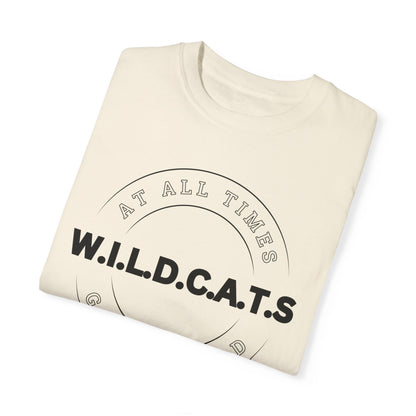 Wildcats Christian Black Letters & Picture