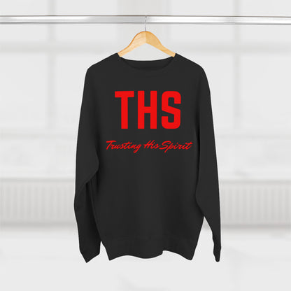 Adult THS Christian Red Letters Crewneck