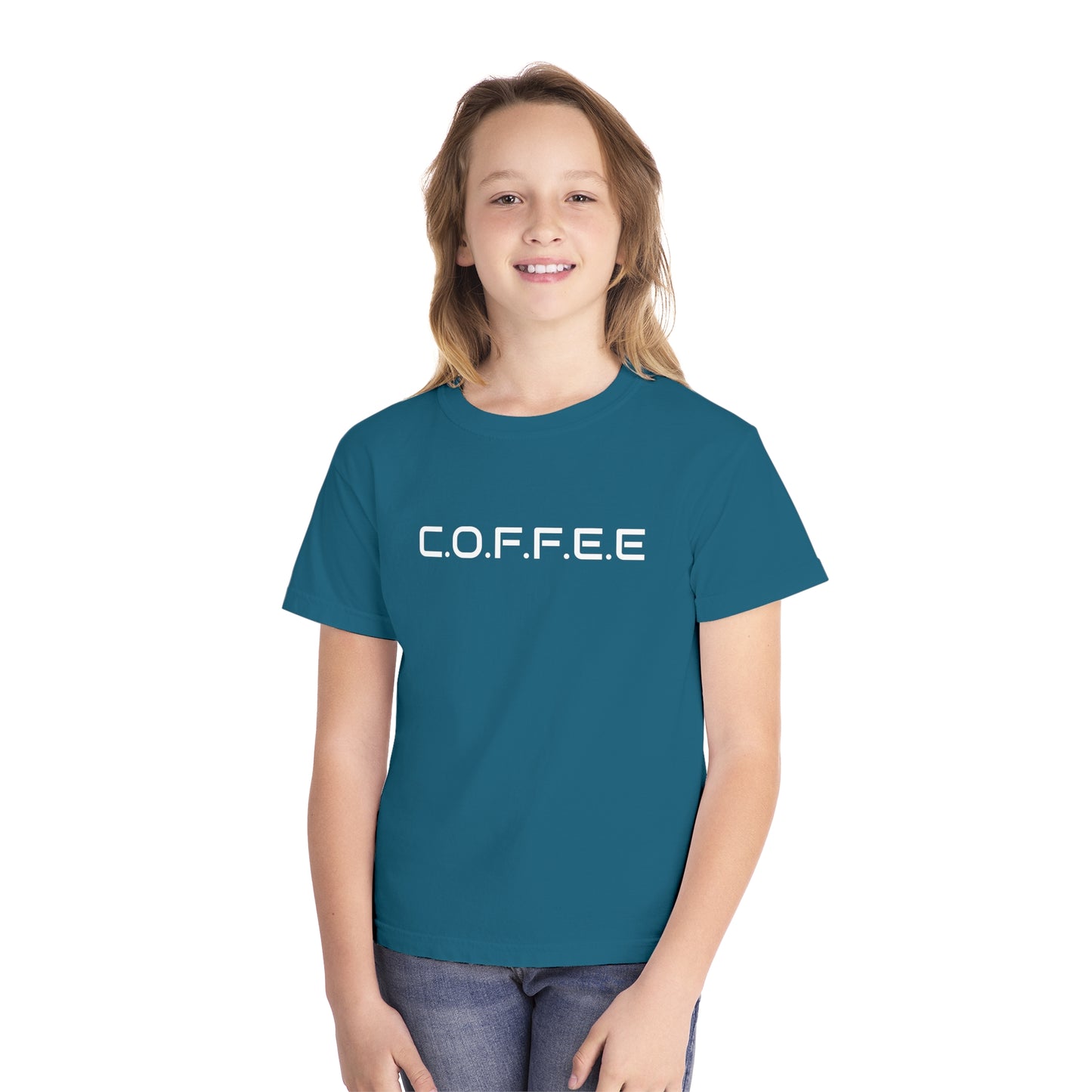 Youth Adult Coffee Christian White Words Only