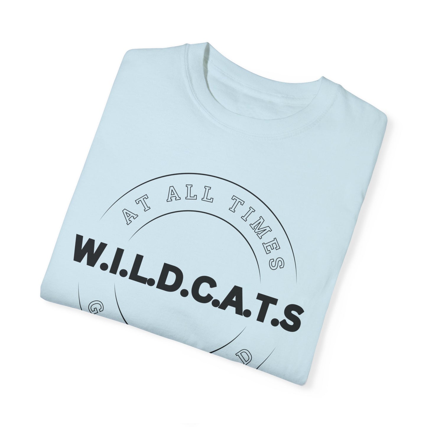 Wildcats Christian Black Letters & Picture