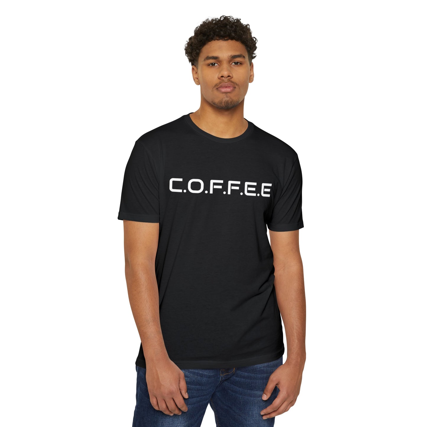 Adult Coffee Christian White Words Only Blended