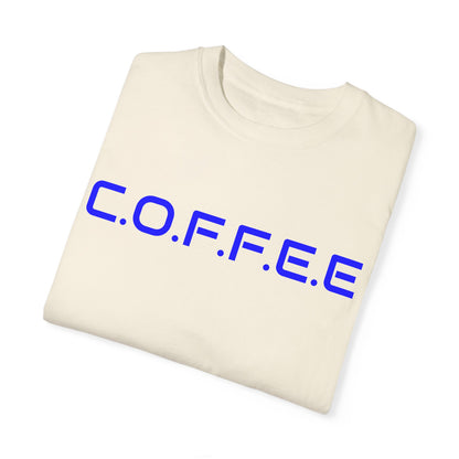 Adult Coffee Christian Blue Words Only