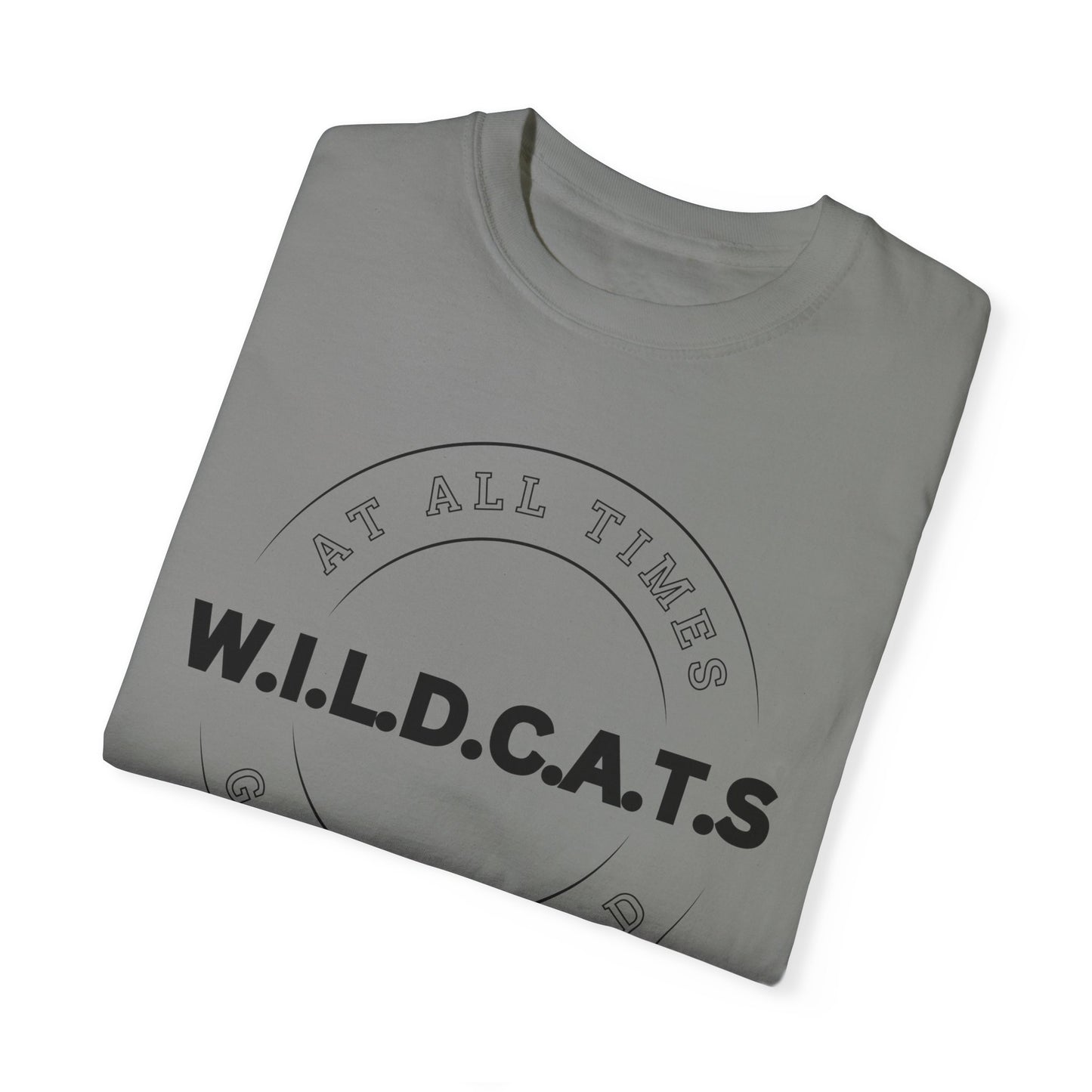 Wildcats Christian Black Letters & Picture