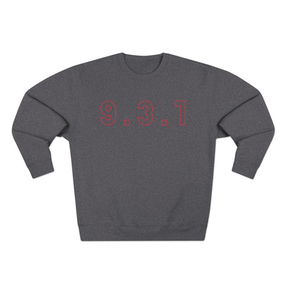 931 Crewneck Marron Words