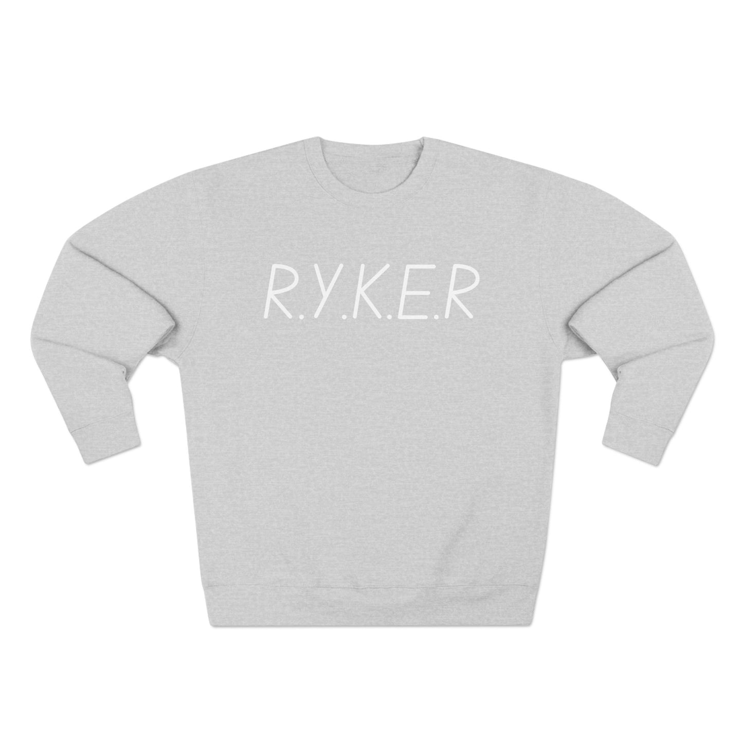 RYKER Christian White Letters Crewneck