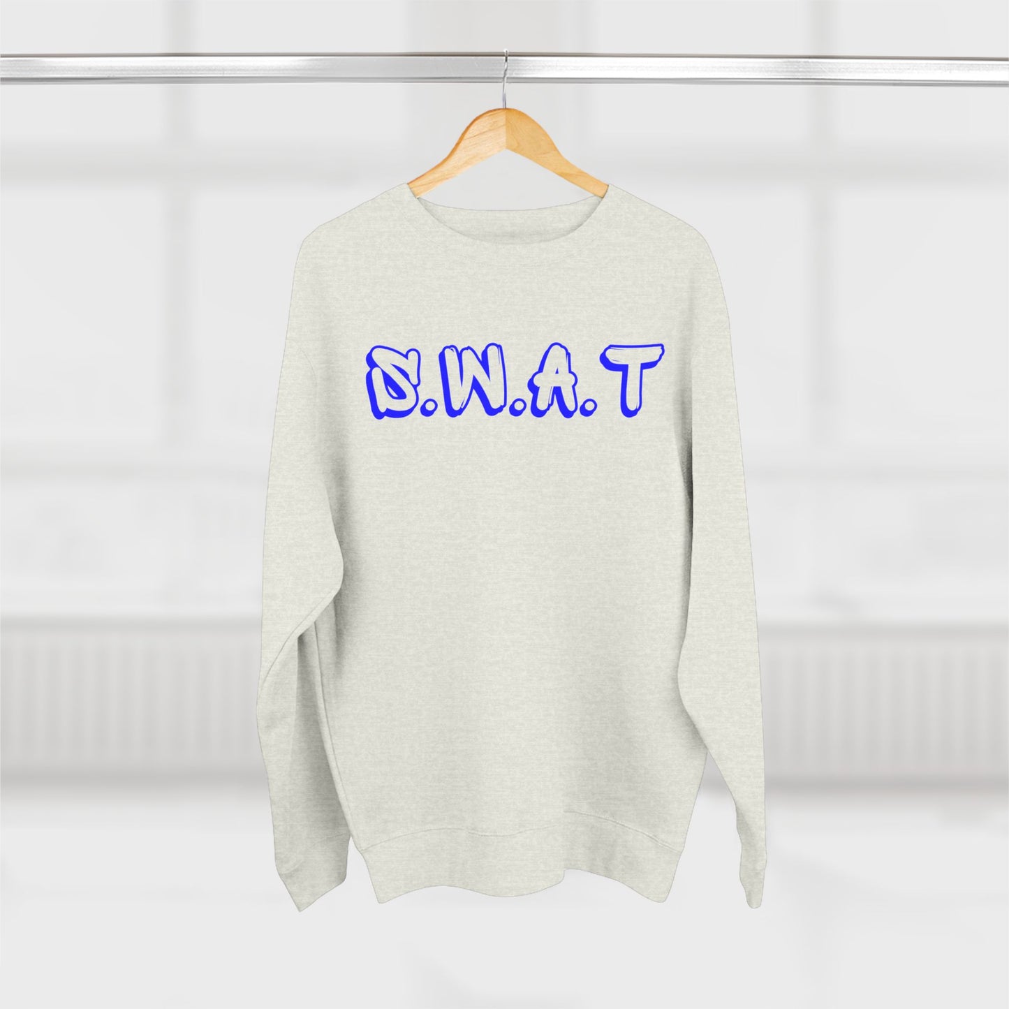 Swat Christian Blue Words Crewneck