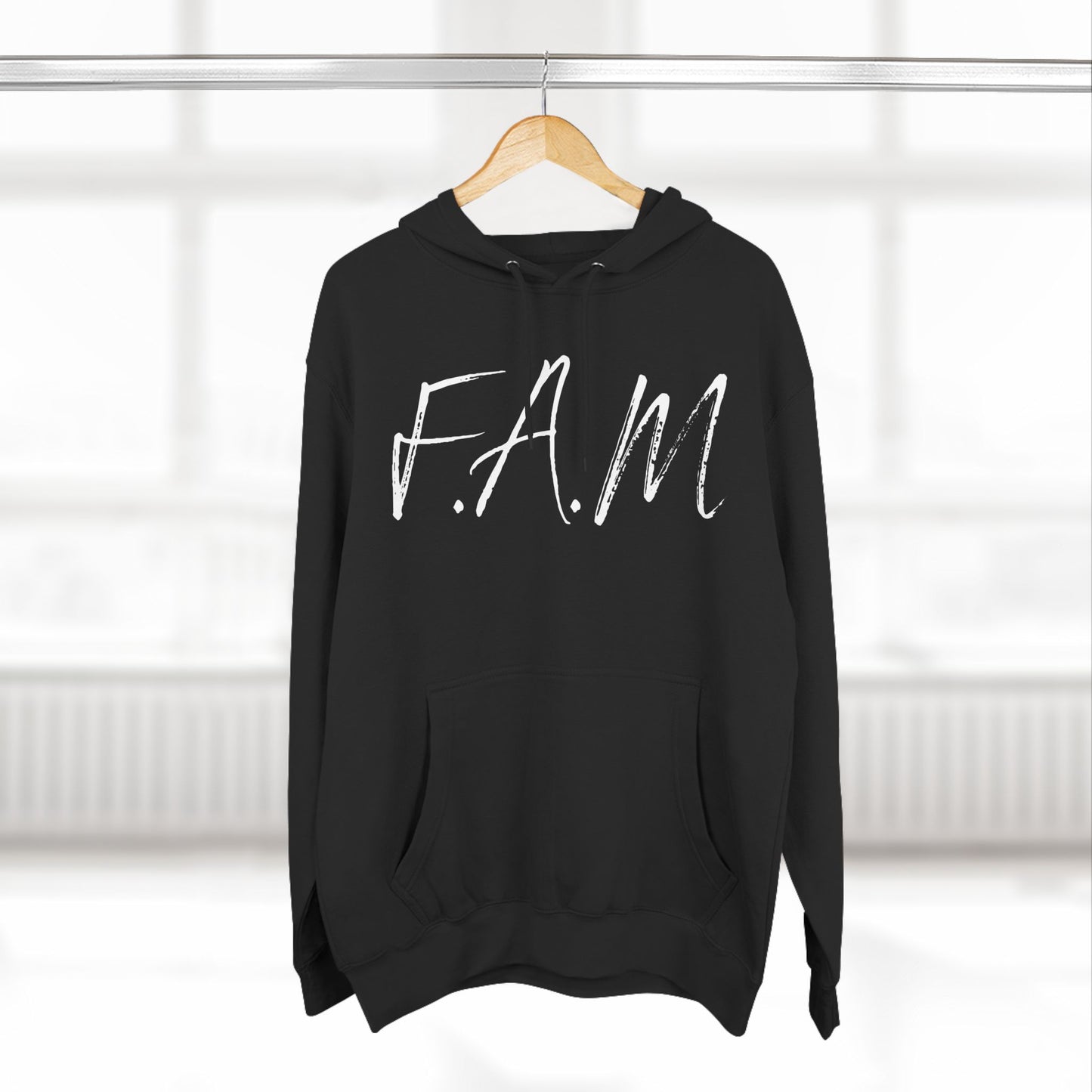 Fam Hoodie White Words