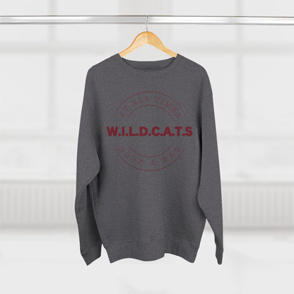 Wildcats Christian Marron Letters & Picture Crewneck