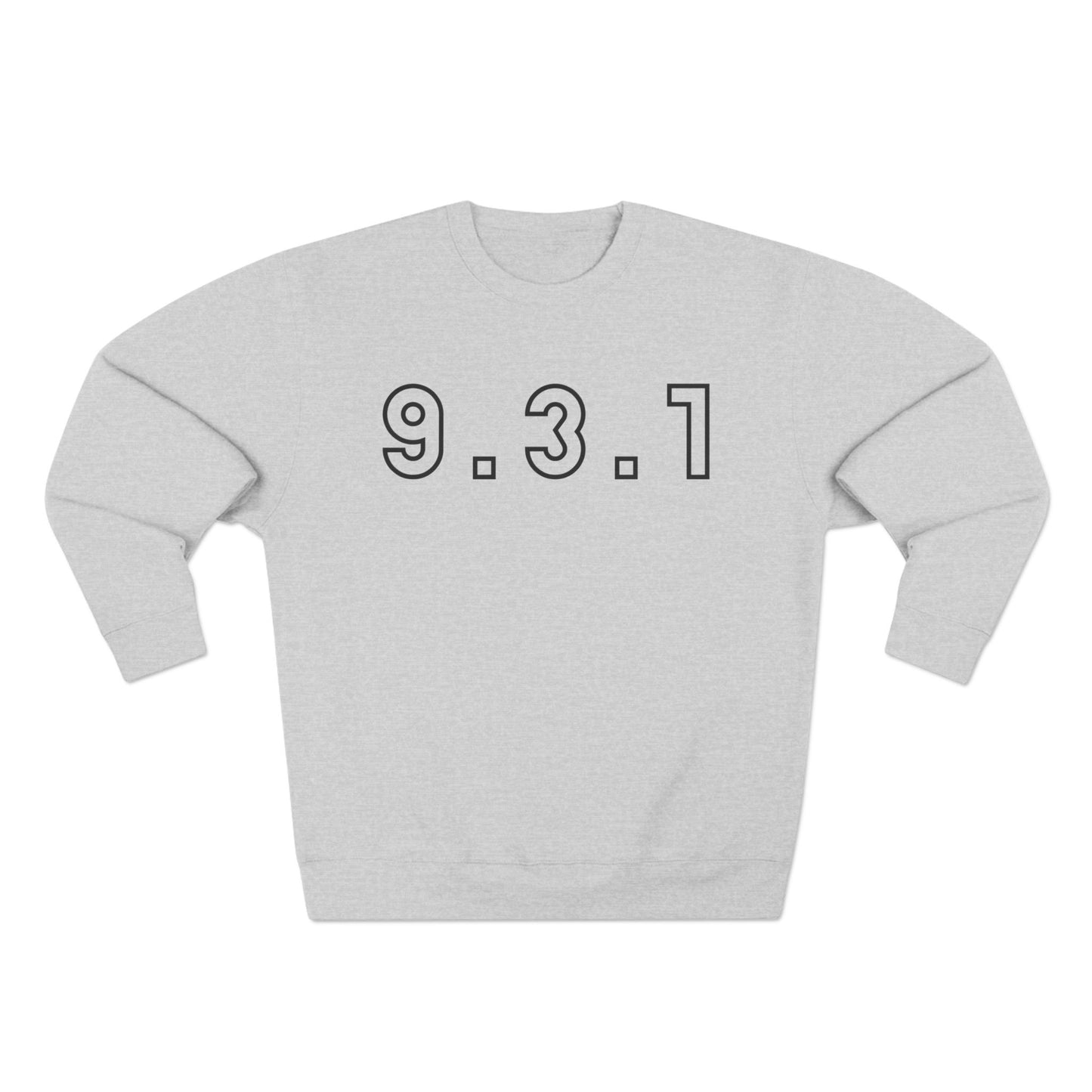 931 Crewneck Black Words