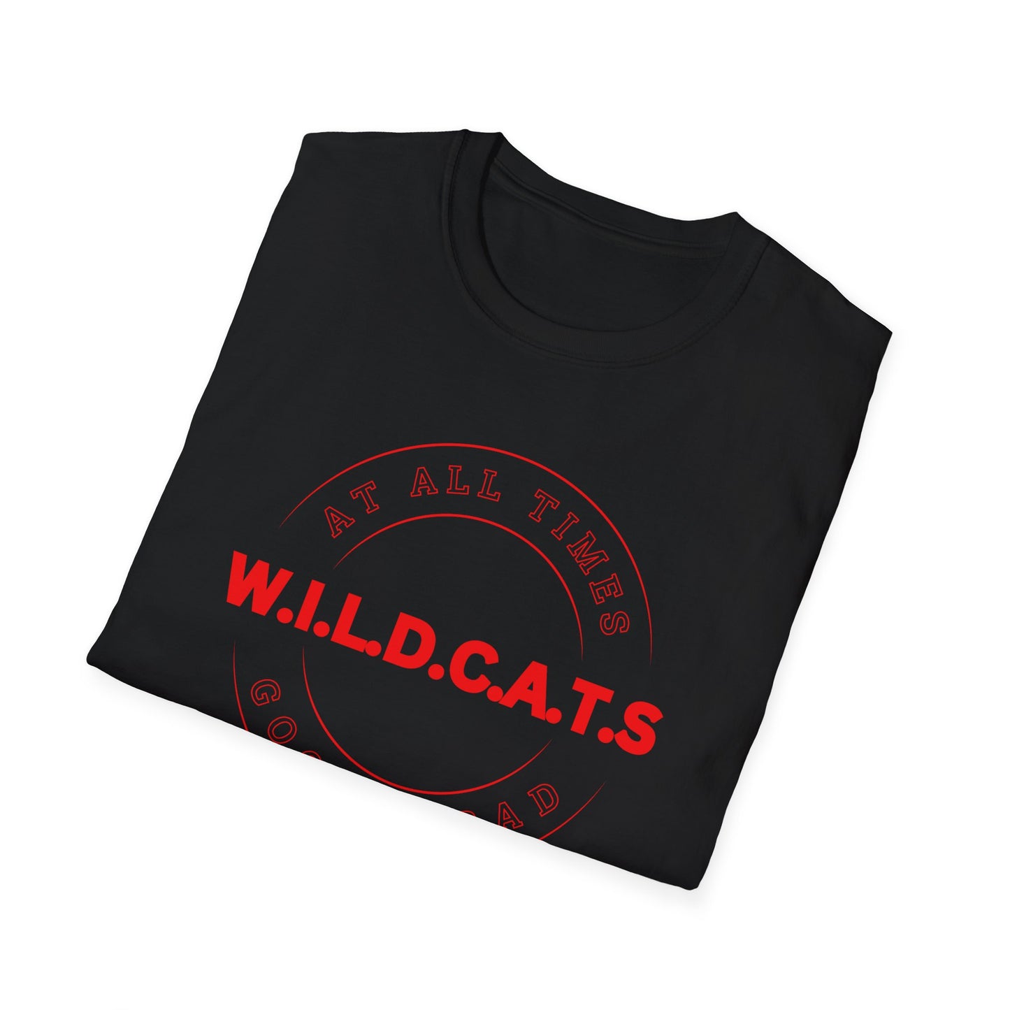 Wildcats Christian Red Letters & Picture