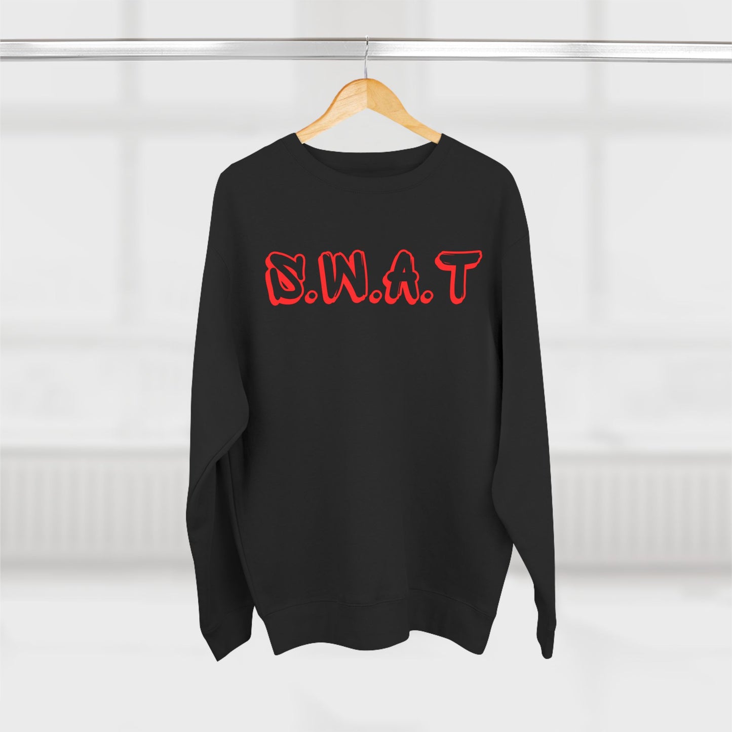 Swat Christian Red Words Crewneck