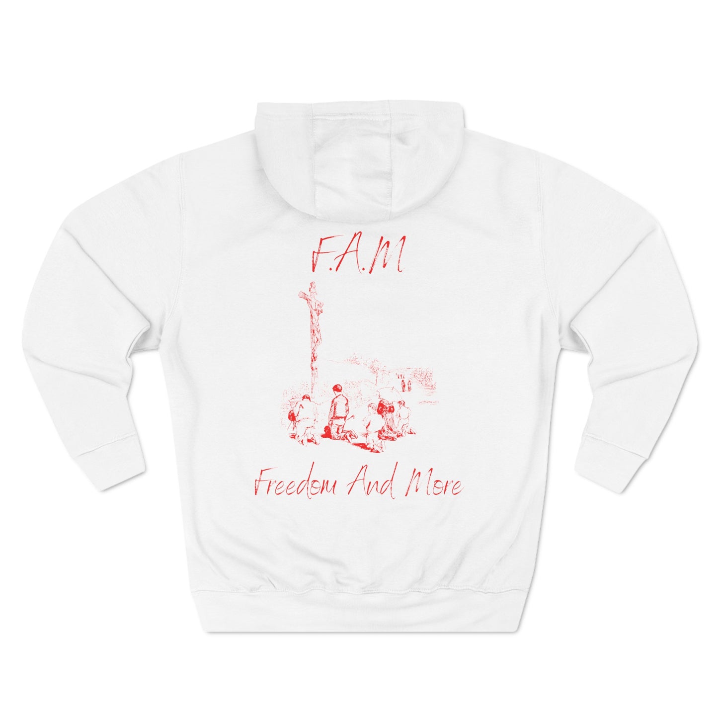 Fam Hoodie Red Words