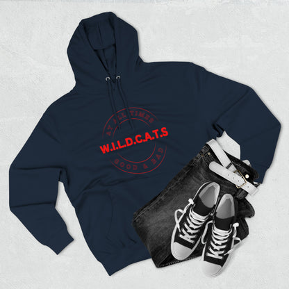 Wildcats Christian Red Letters & Picture Hoodie