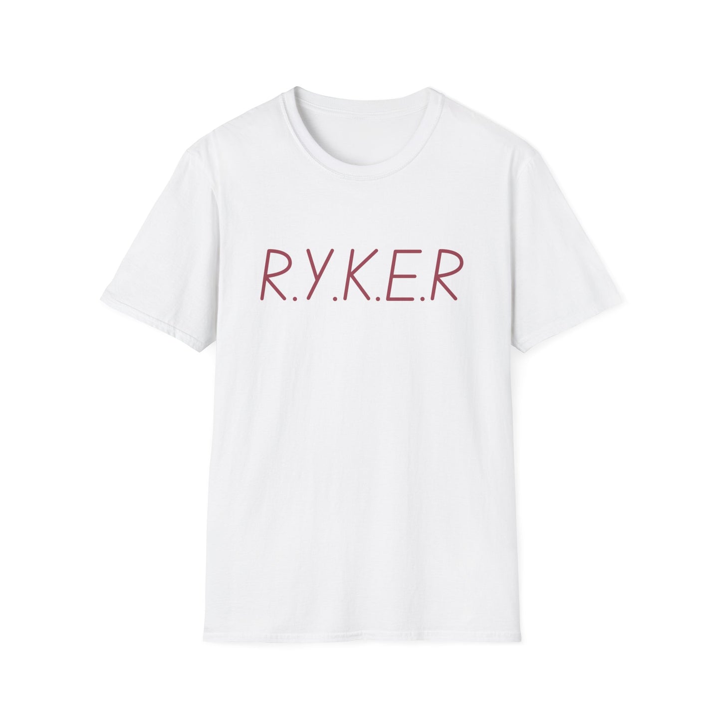 RYKER Christian Marron Letters