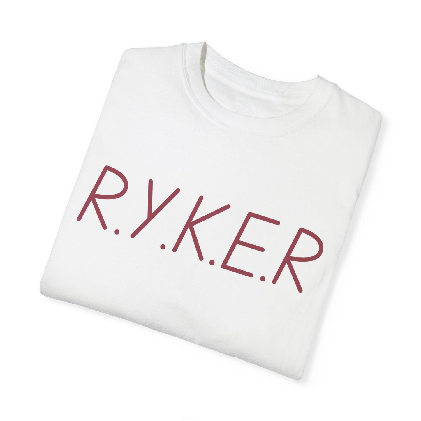 RYKER Christian Marron Letters