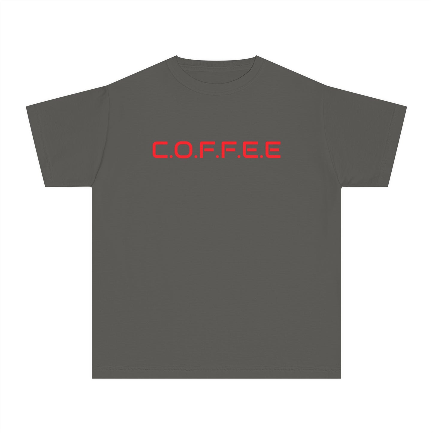 Youth Adult Coffee Christian Red Words Only