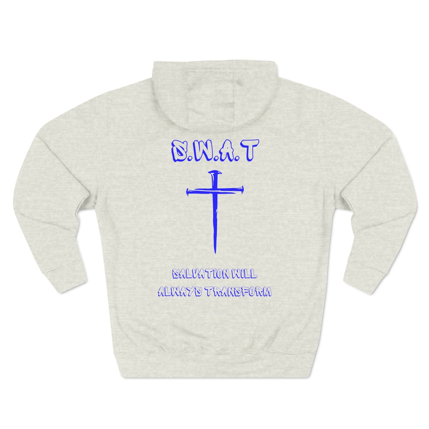 Swat Christian Blue Words Hoodie