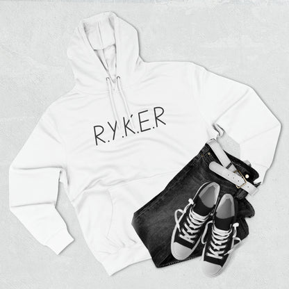 RYKER Christian Black Letters Hoodie