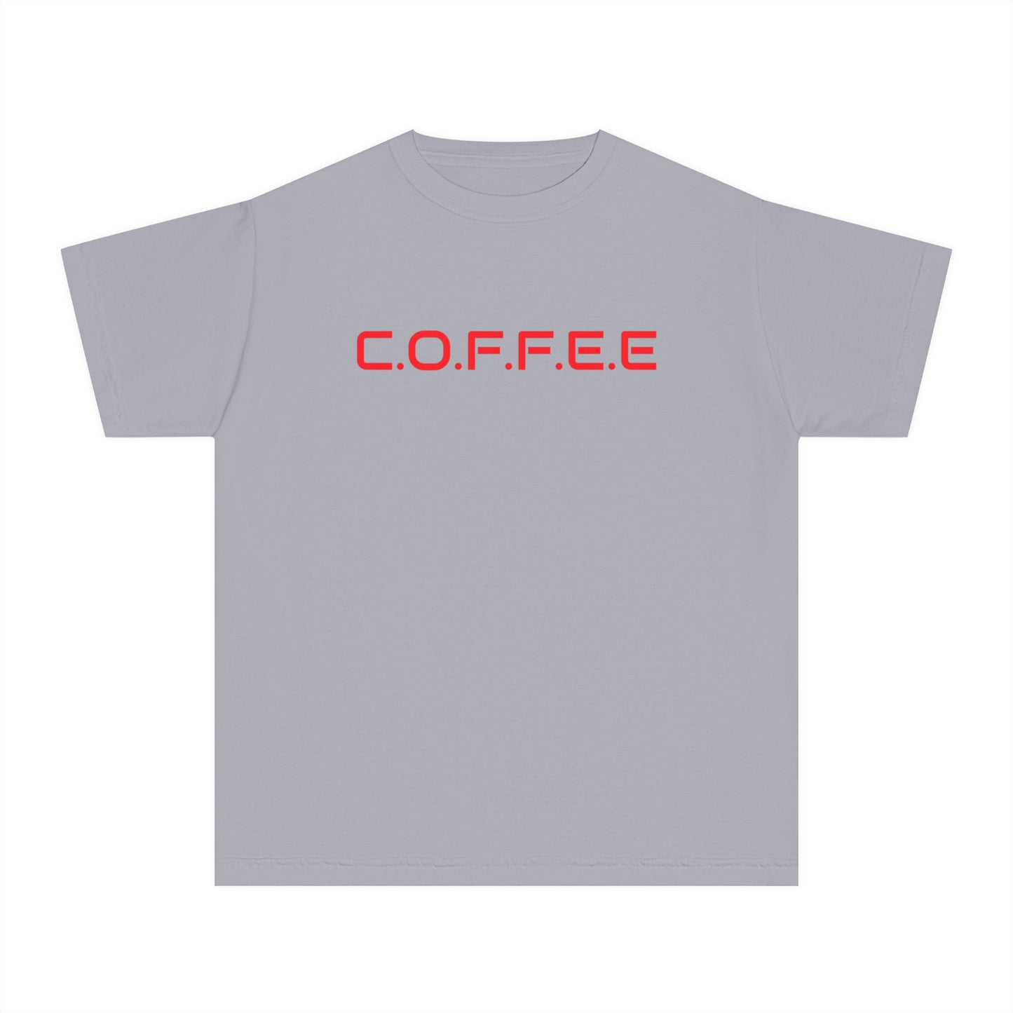 Youth Adult Coffee Christian Red Words Only