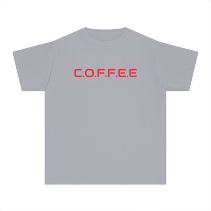 Youth Adult Coffee Christian Red Words Only