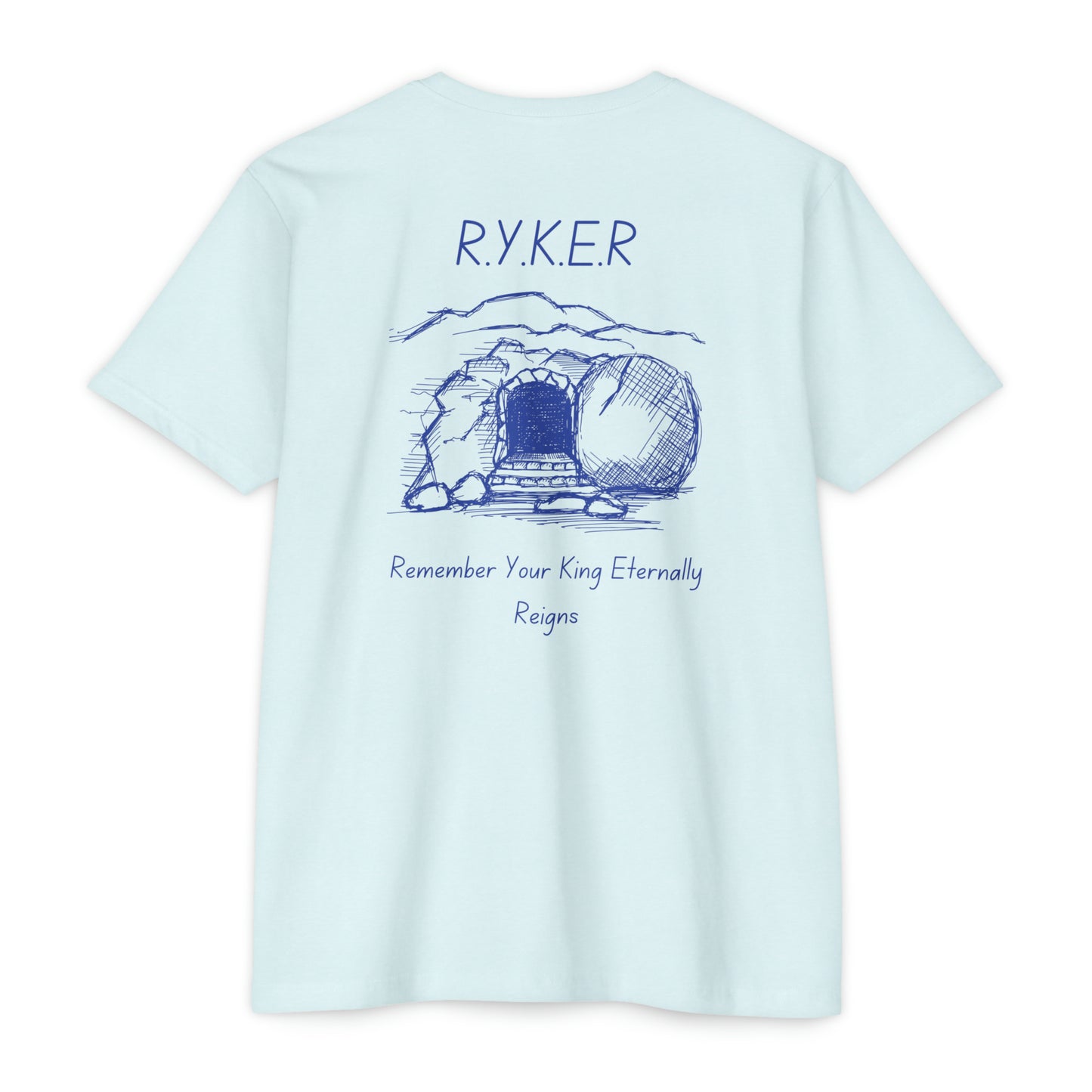 RYKER Christian Blue Letters Blended