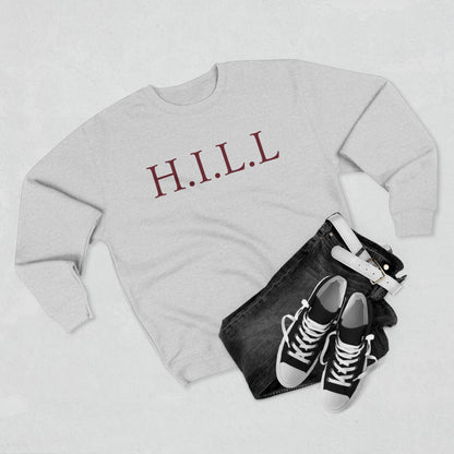 Hill Christian Marron Words Crewneck