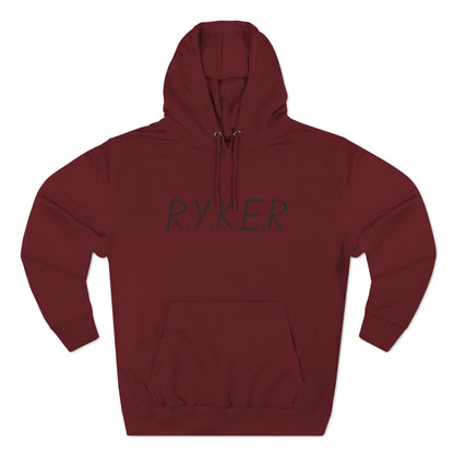 RYKER Christian Black Letters Hoodie