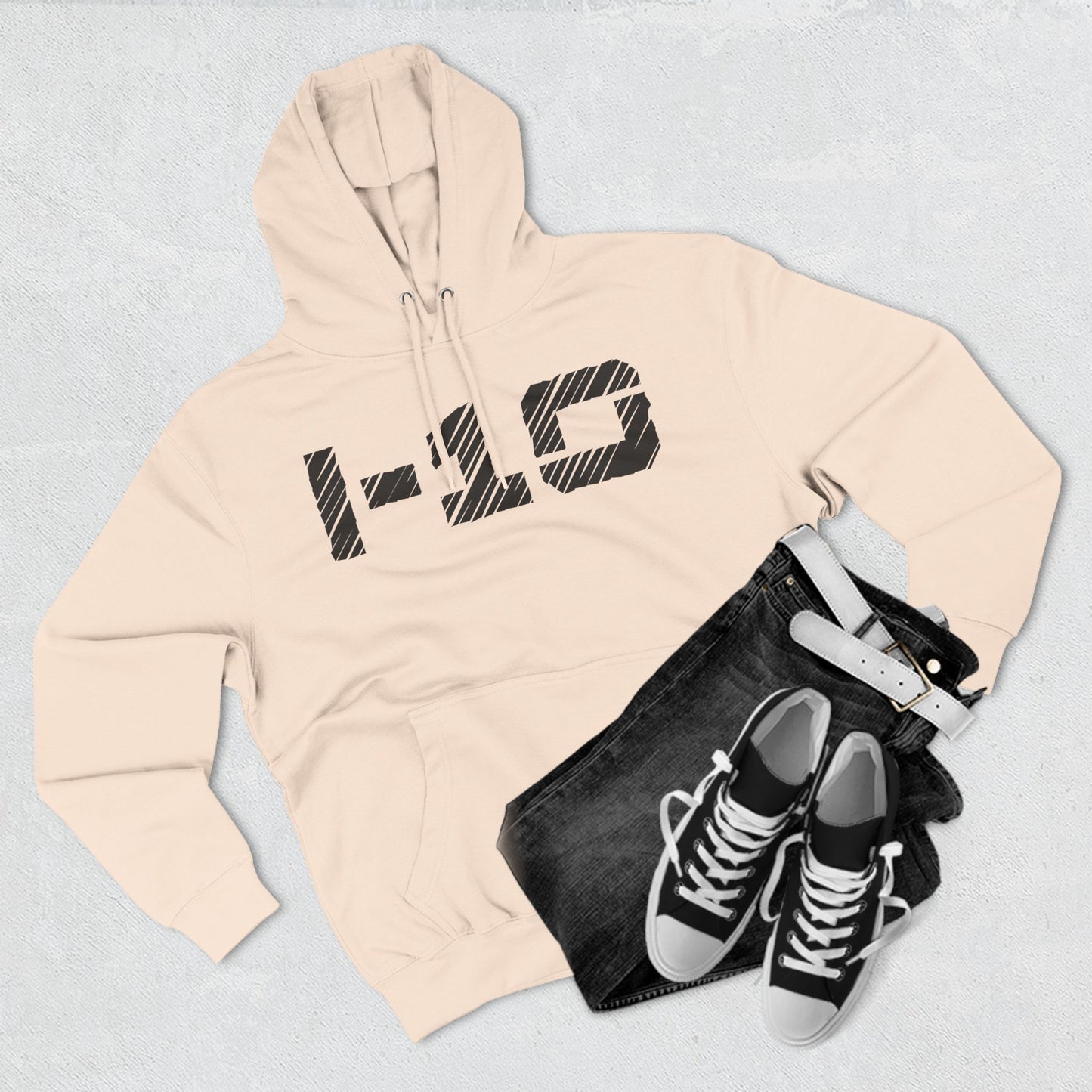 I-10 Christian Black Words Hoodie