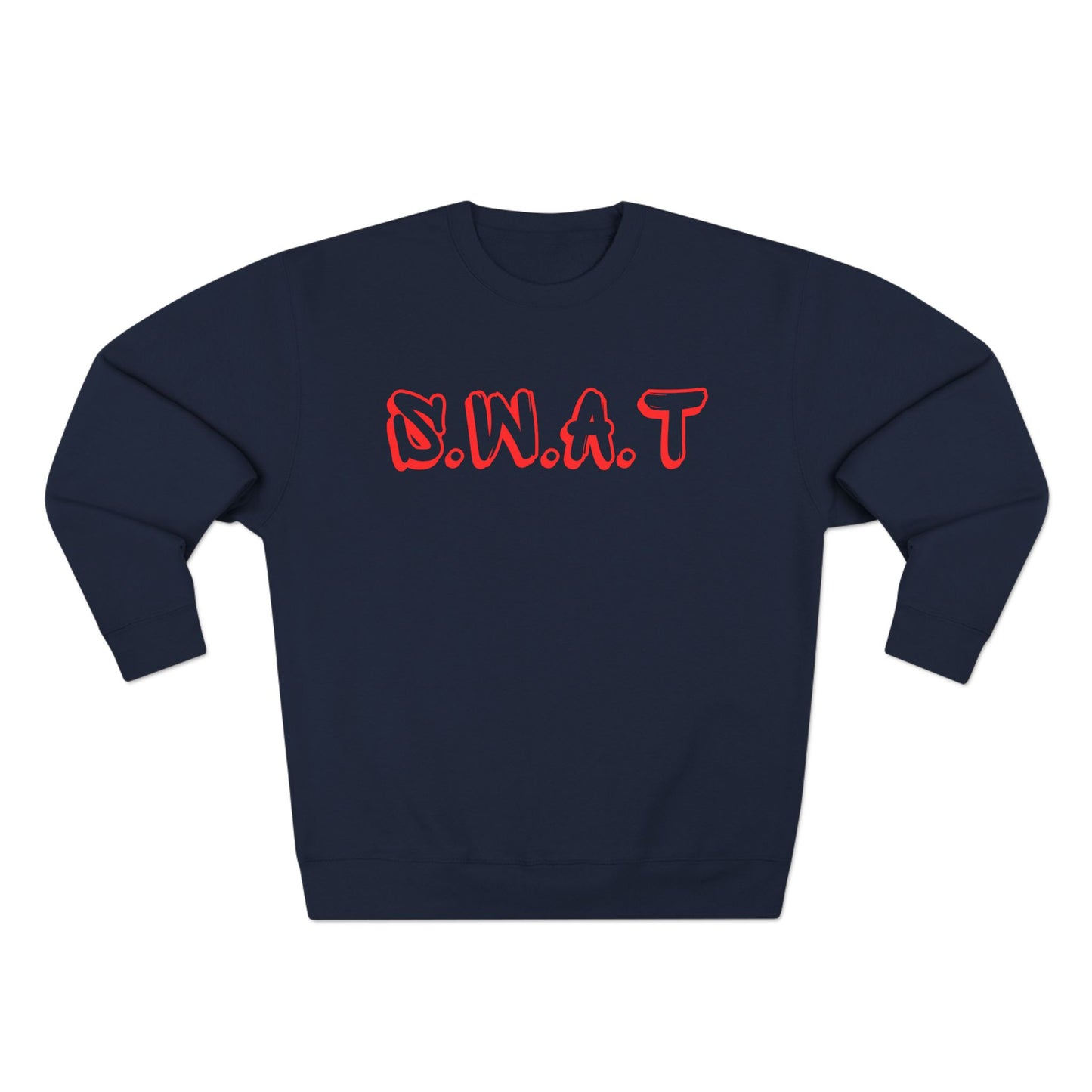 Swat Christian Red Words Crewneck