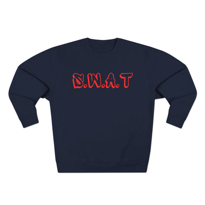 Swat Christian Red Words Crewneck