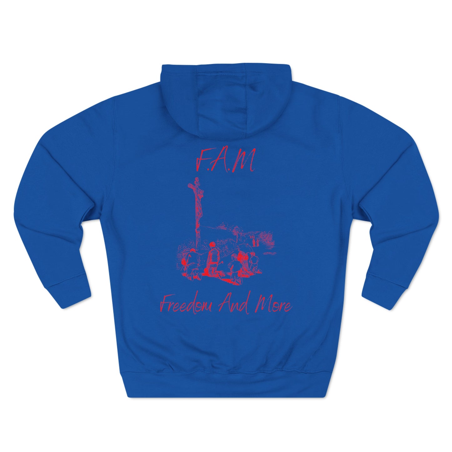 Fam Hoodie Red Words