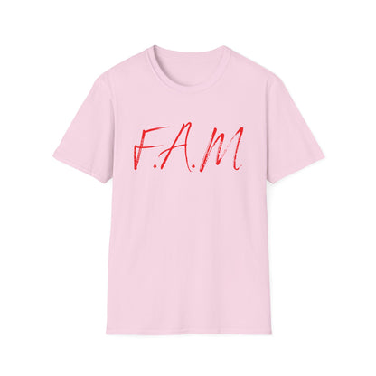 Fam Christian Red Letters & Image