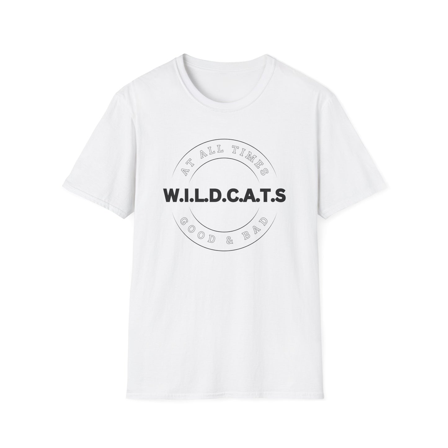 Wildcats Christian Black Letters & Picture