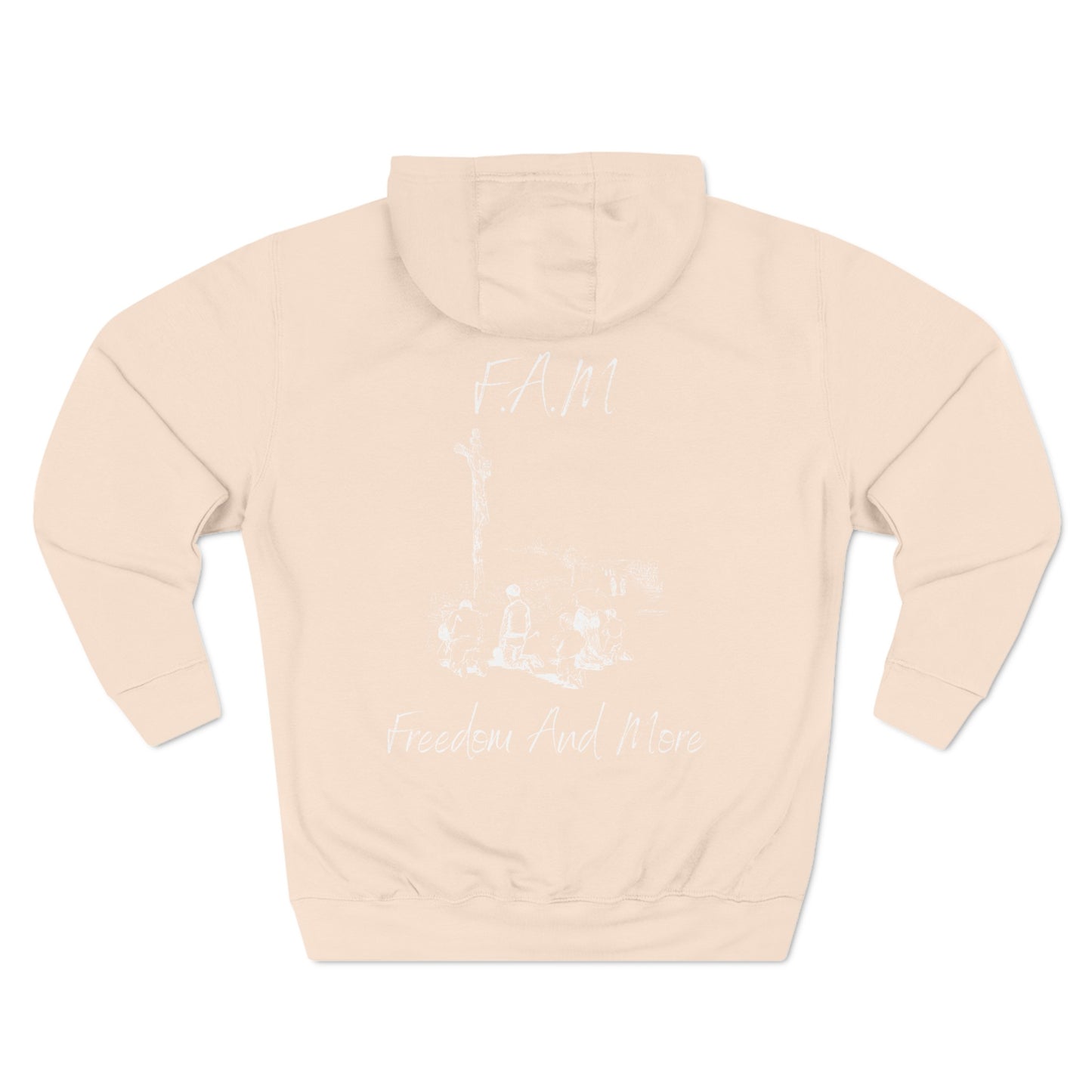 Fam Hoodie White Words