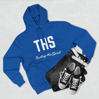 Adult THS Christian White Letters Hoodie