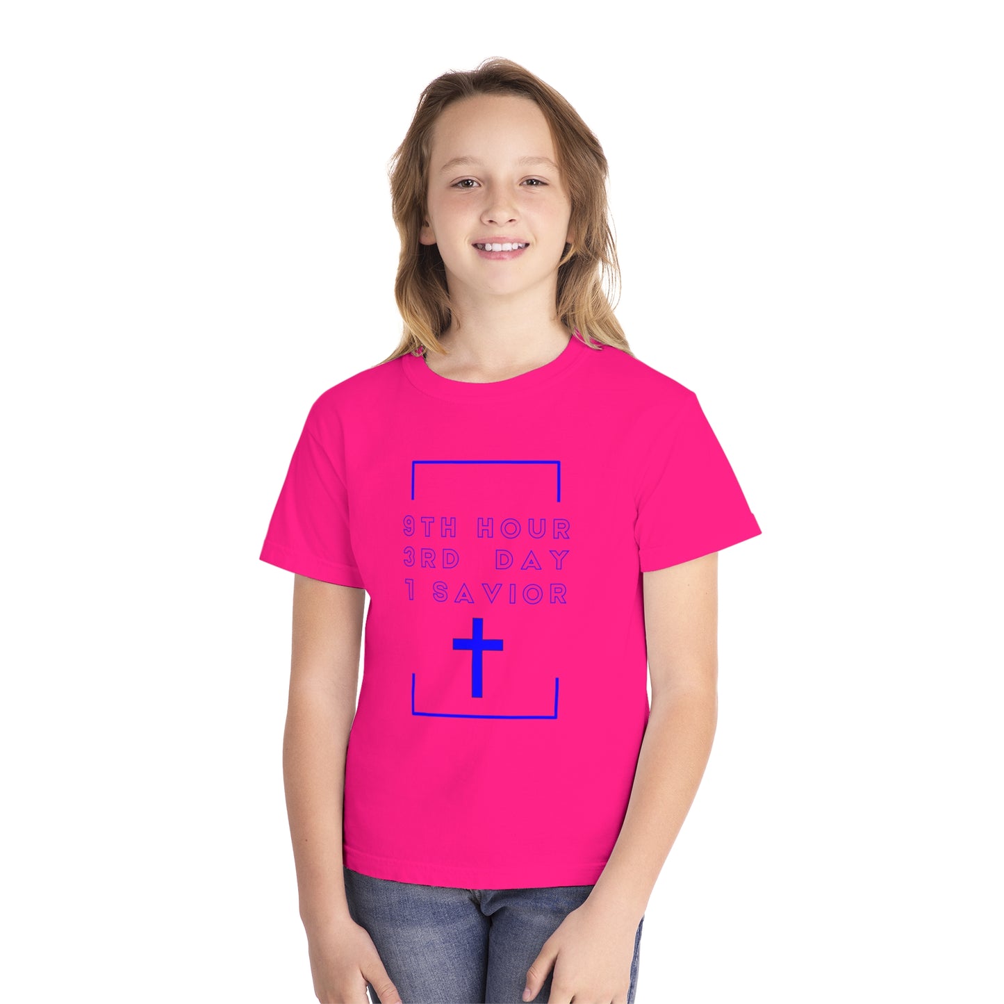 Youth 931 Christian Blue Letters