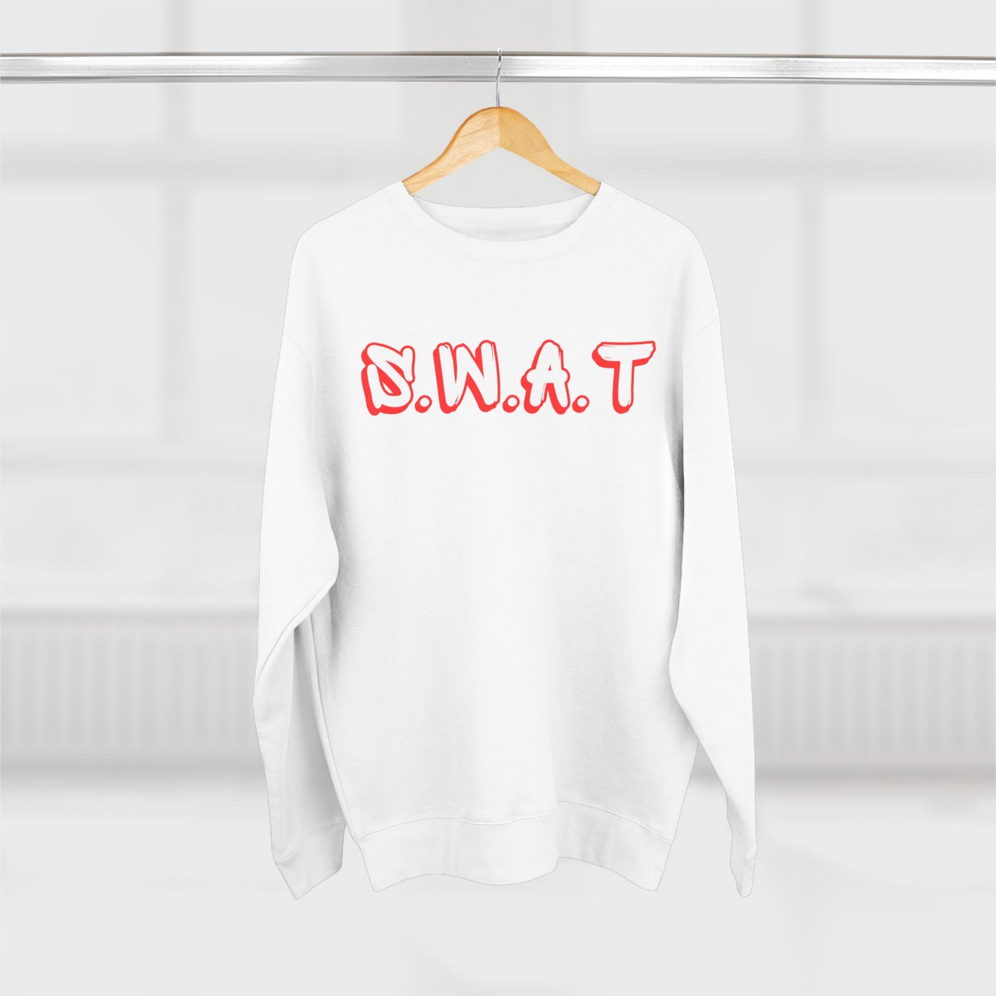 Swat Christian Red Words Crewneck