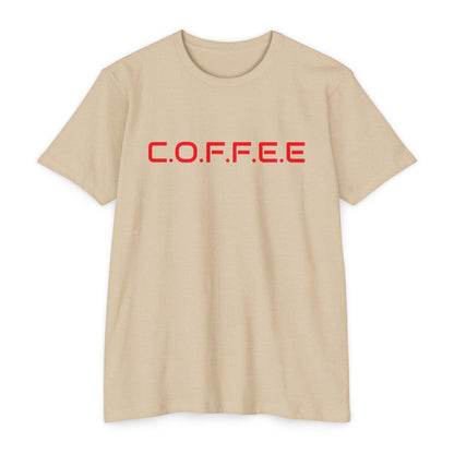 Adult Coffee Christian Red Words Only Blended