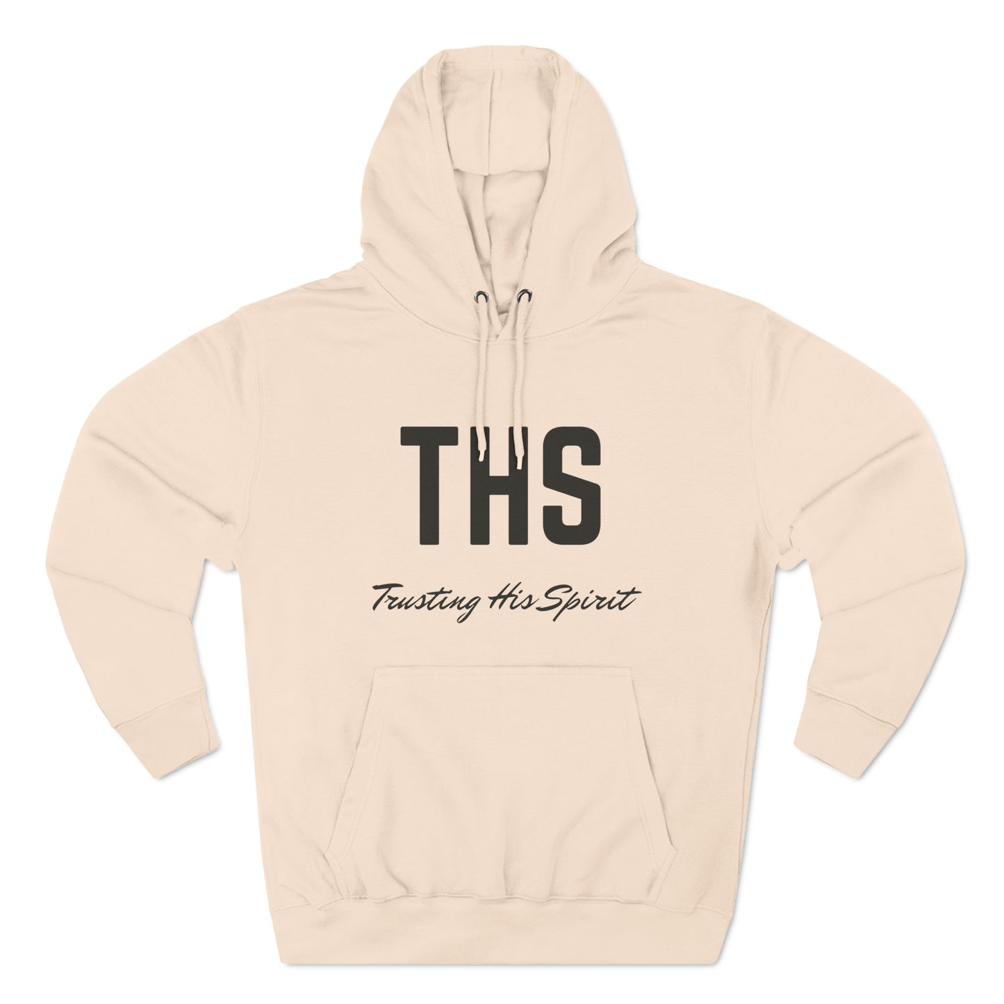 Adult THS Christian  Black Letters Hoodie