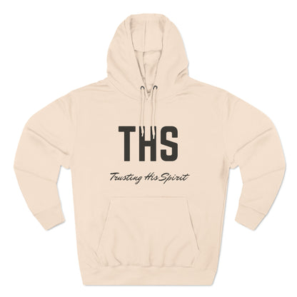 Adult THS Christian  Black Letters Hoodie