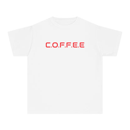 Youth Adult Coffee Christian Red Words Only