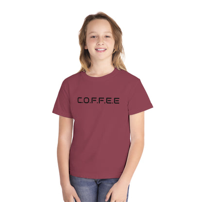 Youth Adult Coffee Christian Black Words Only